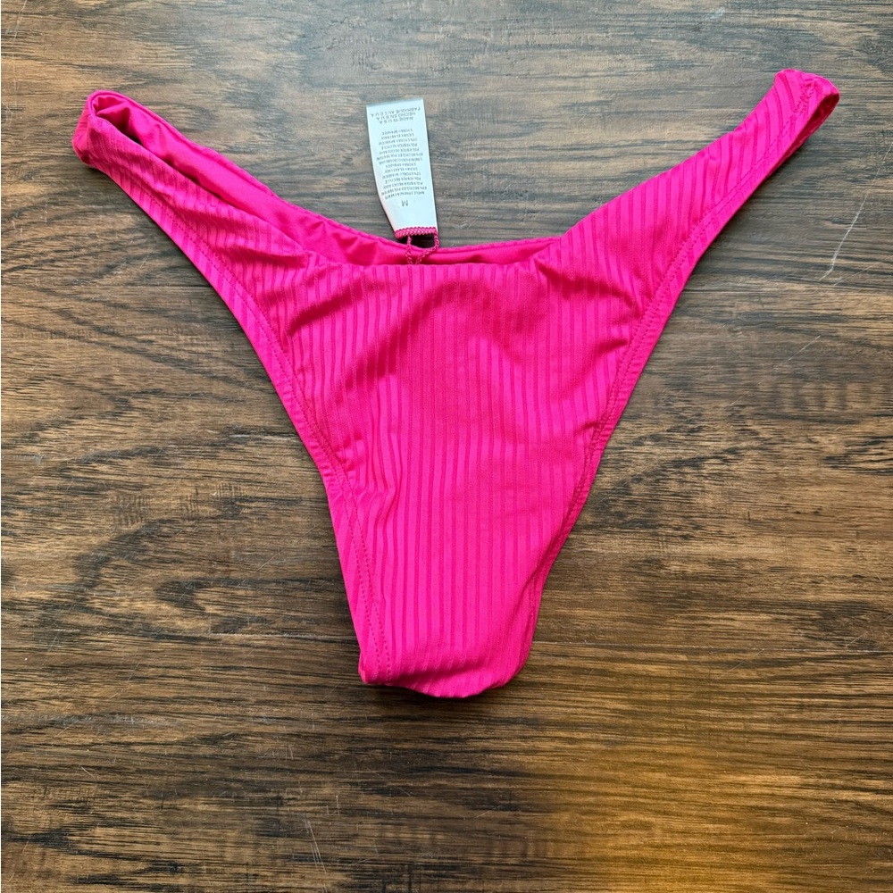 Vitamin A Ribbed Bikini Bottom